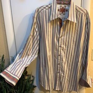 Robert Graham XL cotton button down dress shirt